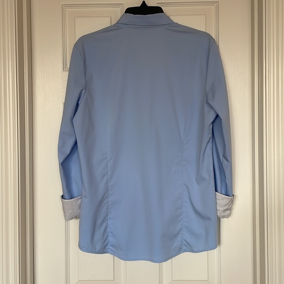 Esabel.C Light Blue Longsleeve Button-Down Collared Shirt Women's L - Picture 6 of 8